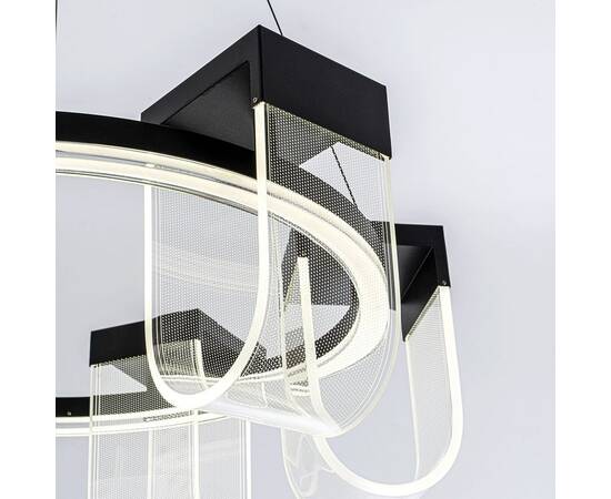 Подвесная люстра LED4U L7707-600 BK, изображение 6