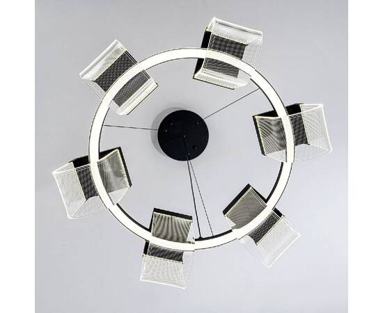 Подвесная люстра LED4U L7707-600 BK, изображение 8