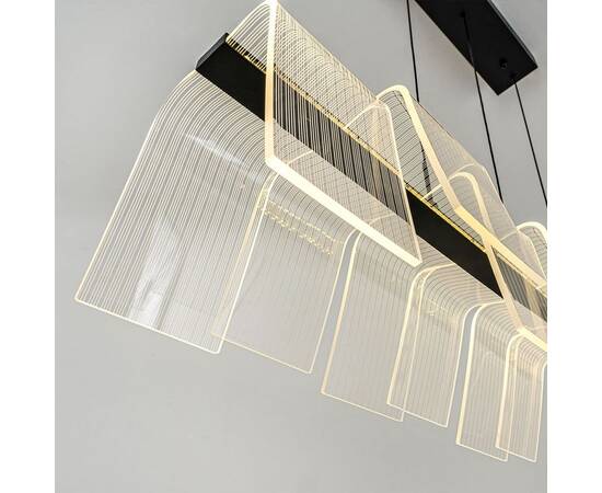 Подвесная люстра LED4U L7709-970 BK, изображение 6