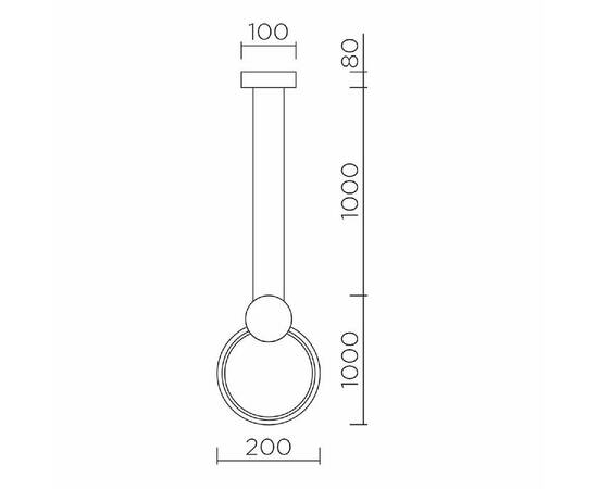 Подвесной светильник LED4U 8575 BK, изображение 3