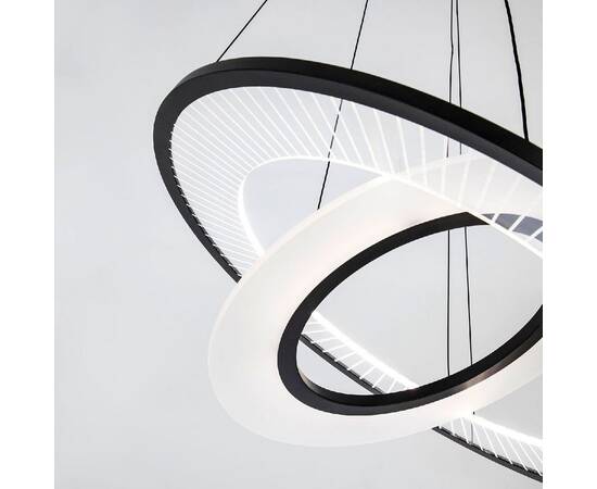 Подвесной светильник LED4U L5050-60-40 BK, изображение 3