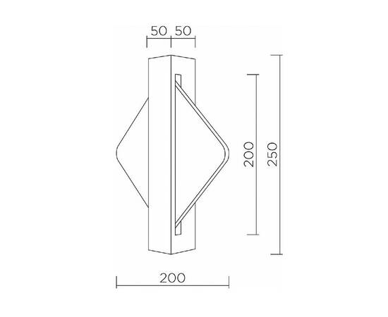 Настенный светильник LED4U L7367-2 BS, изображение 5