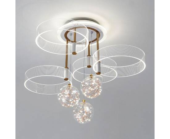 Потолочная люстра LED4U L1040-750 WT, изображение 2