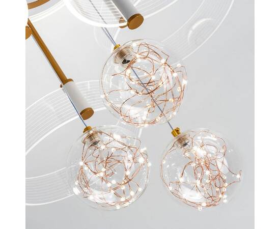 Потолочная люстра LED4U L1040-750 WT, изображение 7