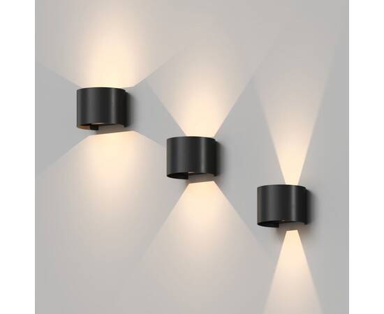 Уличный настенный светильник Denkirs Malbec DK9771-BK, изображение 4