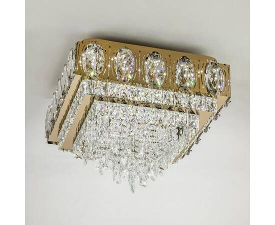 Потолочная люстра LED4U L9438-500-500 GD с УД, изображение 2