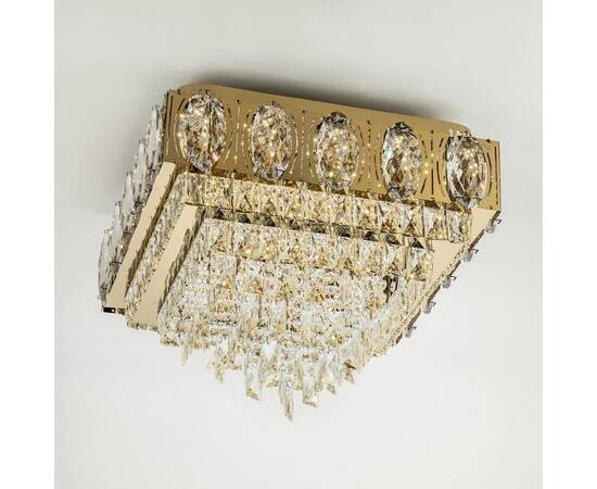 Потолочная люстра LED4U L9438-500-500 GD с УД, изображение 3