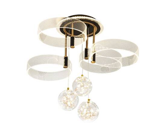 Потолочная люстра LED4U L1040-750 BK