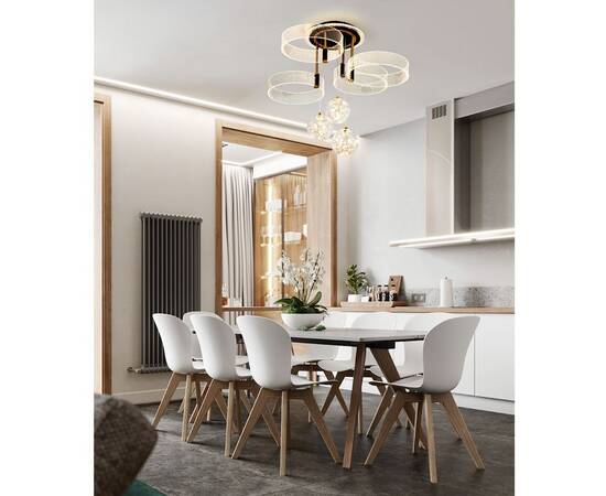 Потолочная люстра LED4U L1040-750 BK, изображение 2