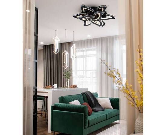 Потолочная люстра LED4U L2839-9 BK, изображение 6