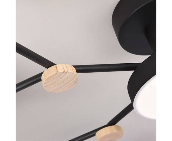 Потолочная люстра LED4U L3201-780 BK, изображение 5