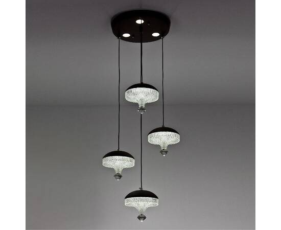 Каскадная люстра LED4U 2067 coffee, изображение 4