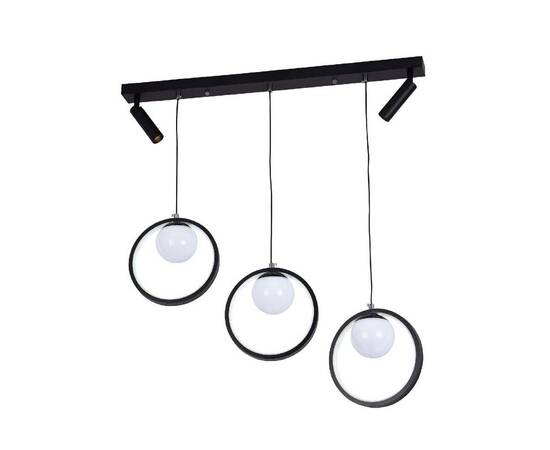 Подвесная люстра LED4U L7103-5 BK