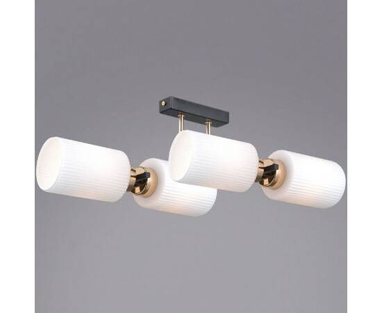 Потолочная люстра Illumico IL0809-4ASQ-25 BK AB NAPLES