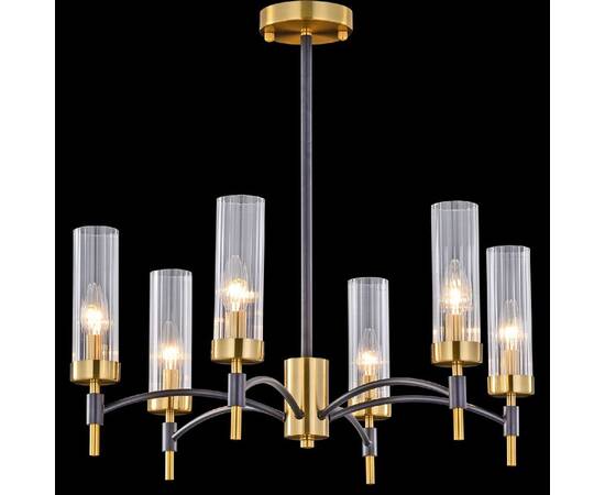 Люстра на штанге Illumico IL5177-6PLS-29 BRASS TUBO