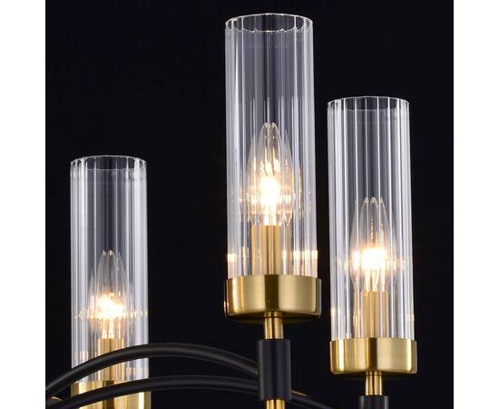 Люстра на штанге Illumico IL5177-6PLS-29 BRASS TUBO, изображение 3