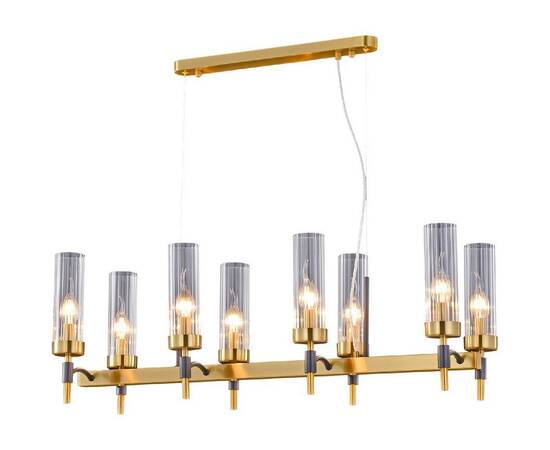 Подвесная люстра Illumico IL5177-8LLS-29 BRASS TUBO, изображение 2