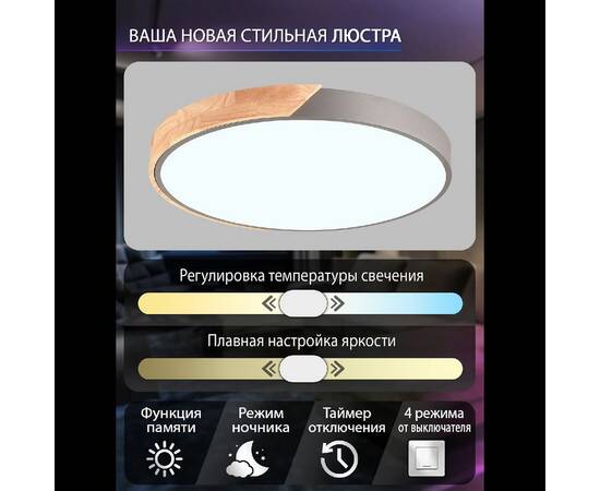 Потолочный светильник Natali Kovaltseva Scandinavian LED LAMPS 81184, изображение 3