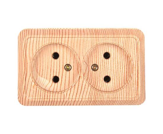 Розетка двойная 2П General Альфа 477040