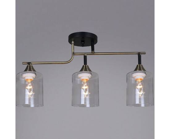 Потолочная люстра Reluce 02312-0.3-03 AB+BK