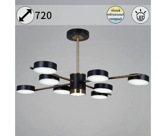 Люстра на штанге Reluce 06369-0.3-08 COP+BK