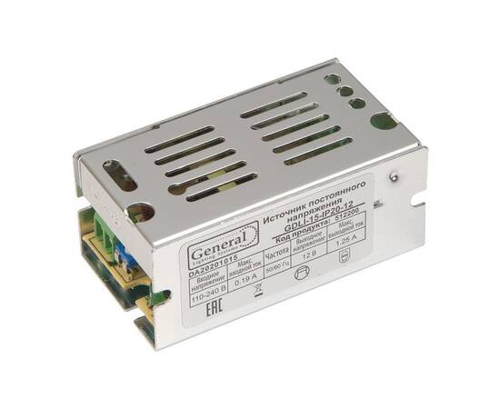 Драйвер General GDLI-15-IP20-12 512200