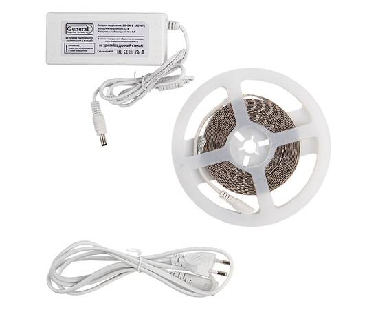 Светодиодная лента (комплект) General GLS-2835-120-9.6-12-IP20-PRO-3-5-KIT 501022