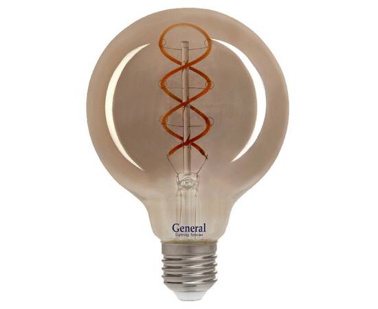 Филаментная светодиодная лампа General GLDEN-G125DSS-6-230-E27-1800 684600