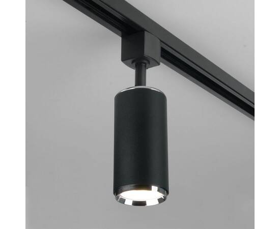 Трековый светильник Elektrostandard Svit GU10 черный/хром MRL 1013 a048166, изображение 2