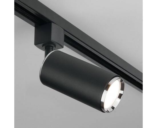 Трековый светильник Elektrostandard Svit GU10 черный/хром MRL 1013 a048166, изображение 3