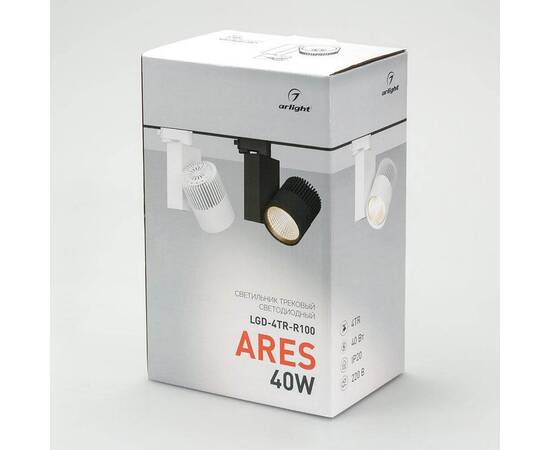 Трековый светодиодный светильник Arlight LGD-Ares-4TR-R100-40W Day4000 026377, изображение 3