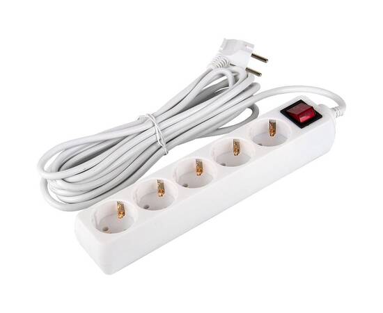 Удлинитель бытовой General GES-16-3x100-5-5m-S 470012