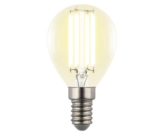 Лампа светодиодная филаментная Uniel LED-G45-4W/3000K/E14/CL GLY01TR UL-00011938