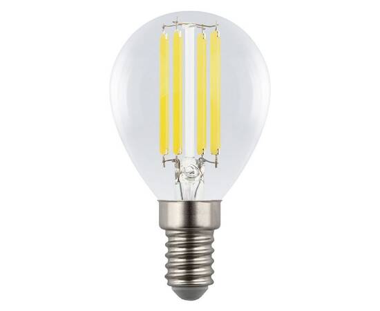 Лампа светодиодная филаментная Uniel LED-G45-4W/4000K/E14/CL GLY01TR UL-00011939, изображение 2