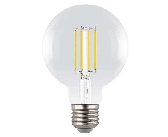 Лампа светодиодная филаментная Uniel LED-G95-5W/3000K/E27/CL GLY01TR UL-00011942, изображение 2