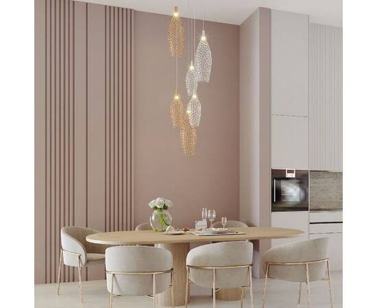 Каскадная люстра Eurosvet Ruche 90352/6 золото/хром a069061, изображение 4