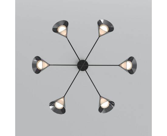Подвесная люстра Eurosvet Enigma 70161/6 черный Smart a069046, изображение 4