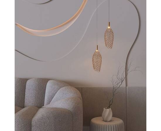 Подвесной светильник Eurosvet Ruche 90380/1 золото a069063, изображение 4