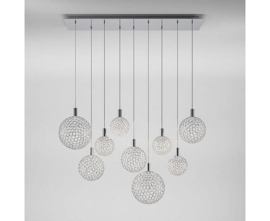 Каскадная люстра Eurosvet Gemini 90353/9 хром a069039