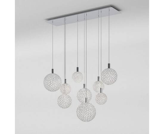 Каскадная люстра Eurosvet Gemini 90353/9 хром a069039, изображение 2