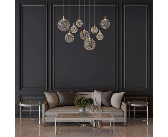 Каскадная люстра Eurosvet Gemini 90353/9 хром a069039, изображение 4