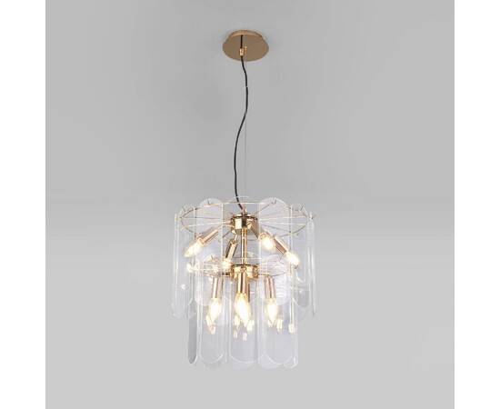 Подвесная люстра Eurosvet Claire 60170/8 золото Smart a069011