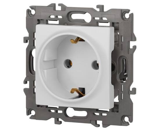 Розетка 2P+E Schuko Эра Elegance 14-2101-01М Б0065800, изображение 3