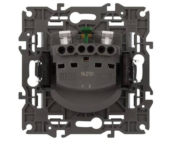 Розетка 2P+E Schuko Эра Elegance 14-2101-01М Б0065800, изображение 5