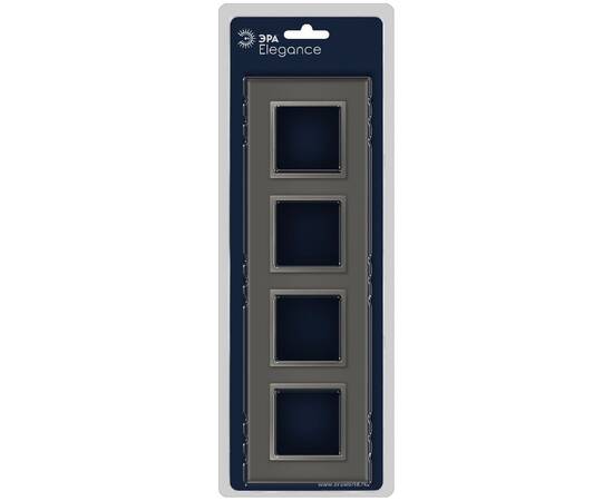 Рамка на 4 поста Эра Elegance 14-5104-16 Б0065839, изображение 2