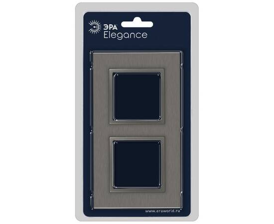Рамка на 2 поста Эра Elegance 14-5202-16 Б0065843, изображение 2