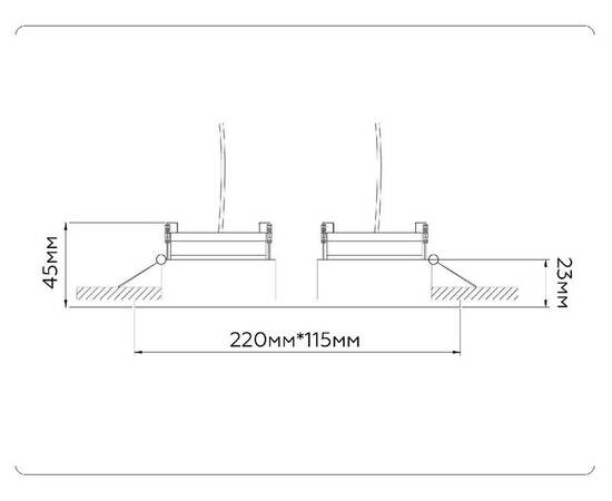 Встраиваемый светильник Ambrella Light GX Standard Tech Techno Spot TN51919, изображение 8