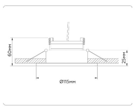 Встраиваемый светильник Ambrella Light GX Standard Tech Techno Spot TN52334, изображение 7