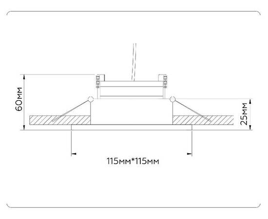 Встраиваемый светильник Ambrella Light GX Standard Tech Techno Spot TN52337, изображение 7