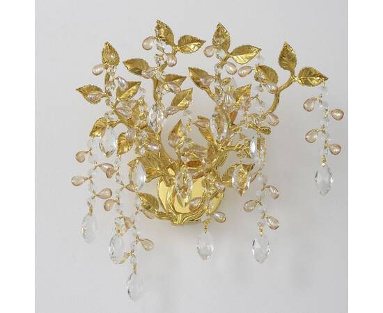 Настенный светильник Crystal Lux EDEN AP2 GOLD, изображение 4